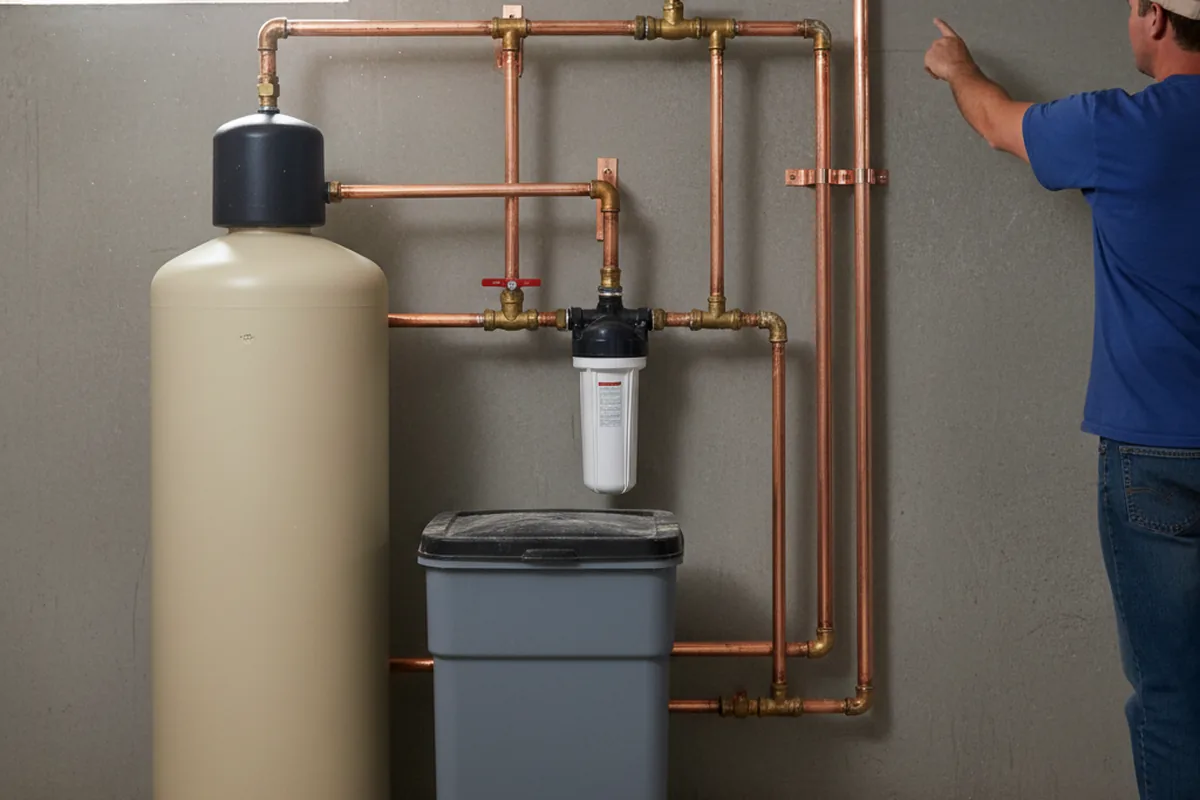 Whole-house water treatment system installed in Pacific